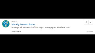 Identity Connect Basics Salesforce Trailhead Answers [upl. by Anaiv556]