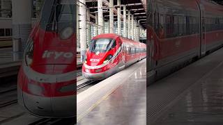 iryo Frecciarossa departing from Madrid  Bullet Train [upl. by Noelc288]