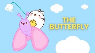 Molang and Piu Piu Fly on a Butterfly 🦋  Funny Compilation for Kids [upl. by Htiduy]