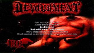 Devourment  Festering Vomitous Mass Lyrics Video [upl. by Esiuqcaj]