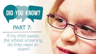 Pediatric Vision Screening vs Exam [upl. by Steep]