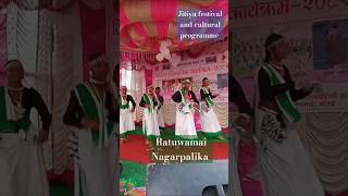 Jitiya festival and cultural programme in Ratuwamai Nagarpalika 9 Thakthakiya Morang dance [upl. by Ecikram]