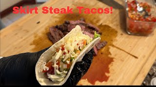 Skirt Steak Tacos on the PK360  Easy and Awesome [upl. by Laniger64]