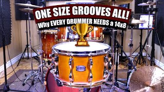 Why Every Drummer Needs a 14x8 Snare  My New Gigging Workhorse 🏆 🎧 Recommended [upl. by Eluj]