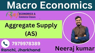 Aggregate Supply  Long run and short run aggregate supply curve  Macro Economics [upl. by Godfry822]