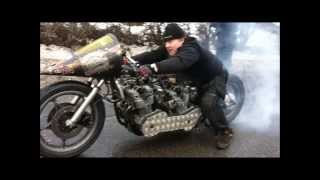 Brooklyn Choppers garage Ricks Twin Engine Dragbike [upl. by Aknaib]