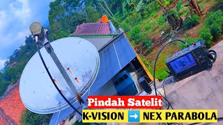 CARA UBAH PARABOLA KVISION KE NEX PARABOLA [upl. by Deroo]