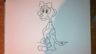 Comment dessiner un suricate  Facile étape par étape tutoriel [upl. by Mochun631]