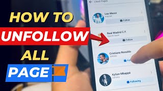 Unfollow all Facebook Pages in One Click [upl. by Alitha]