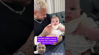 Neymar segura a filha helena pela primeira vez [upl. by Tracie]