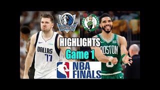 Epic Showdown Dallas Mavericks vs Boston Celtics  2024 NBA Finals Highlights [upl. by Aciruam]