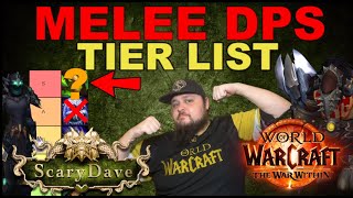 The War Within Melee DPS Tier list [upl. by Jochbed399]