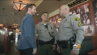 Choking Victim Thanks 3 Law Enforcement Officers For Saving His Life In Pasadena [upl. by Un775]