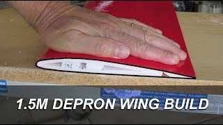 Depron wing build [upl. by Sirama]