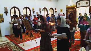 Liturgi Natal Jemaat Kristen Orthodox Solo [upl. by Gower]