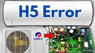 How To Fix H5 Error code in Gree Mini Split AC [upl. by Ferrick]