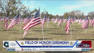 Field of Honor ceremony held in Bentonville for veterans [upl. by Bryant936]