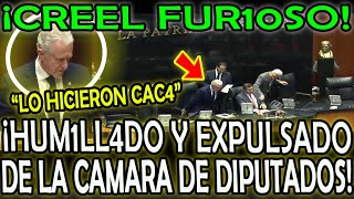 ¡SANTIAGO CREEL FUR10SO LO HUM1LL4N Y EXPULSAN DE LA CAMARA DE DIPUTADOS [upl. by Aicital]