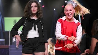 Emma on the Runway with Jojo Siwa 14th Birthday Vlog [upl. by Attelrahc]