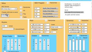 Sonification in Max  Algorithmic Composition [upl. by Sapphera860]