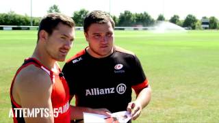 Crabbies London Double Header Lookalikes with Saracens Alex Goode amp Jamie George [upl. by Amelita]