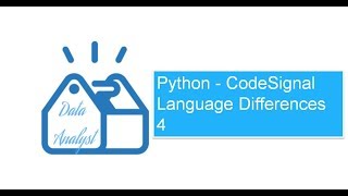 Python  CodeSignal Language Differences 4 [upl. by Konrad]