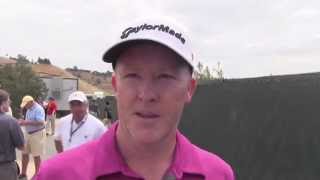 Marcus Fraser chats after a round one 71 1 at 2015 US Open [upl. by Alderman]