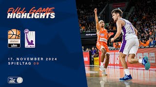 ratiopharm ulm vs BG Göttingen  Full Game Highlights  Spieltag 9 202425 [upl. by Nagap334]