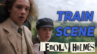 Train Scene Enola amp Tewksbury Meet  Enola Holmes 1080p [upl. by Rapsac476]