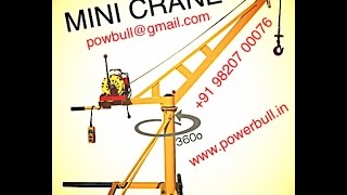 MINI CRANE INDIA [upl. by Nylear]