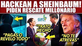 URGENTE ROBAN DATOS A CLAUDIA ¡LA SOBORNAN SHEINBAUM ACORRALA A TRUMP quotO LE BAJAS O LE BAJASquot SHOK [upl. by Dadivitan939]