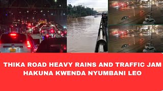 Breaking News Heavy roads causes heavy traffic jam in Thika Road and Parklands area [upl. by Eiramyma]