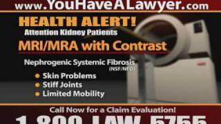 MRI Contrast Lawsuit TV Commercial [upl. by Colver]