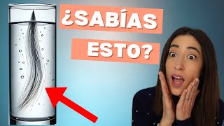 ¿Cuál es la POROSIDAD de tu CABELLO ¡Haz esta prueba con un VASO [upl. by Hinson]