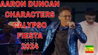 Aaron Duncan  Characters Calypso Fiesta Semi Finals Trinidad Carnival 2024 [upl. by Asyral]