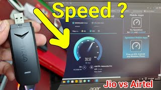 Tizum 4g dongle speed test  dongle vs mobile hotspot speed  5g wifi hotspot  4g vs 5g speed test [upl. by Sateia640]