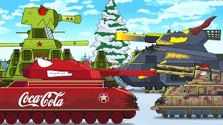 The battle for the Christmas tree  Cartoons about tanks [upl. by Fidelity704]