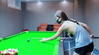 Beauty Yoyo loves billiards [upl. by Ysied]