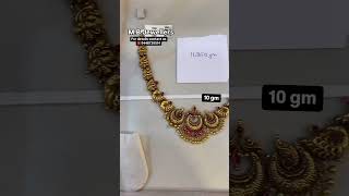 Gold necklace designs and jewellery collections start from 10 grams [upl. by Saidee531]