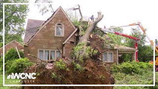 2 EF1 tornadoes hit Gaston County Wednesday NWS says [upl. by Annoif863]