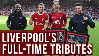 Liverpools tributes for Keita Milner Firmino amp OxladeChamberlain [upl. by Raama]