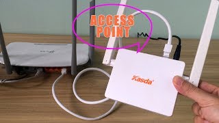 How to add KASDA WiFi router to your network  Access Point mode   NETVN [upl. by Odnarb]