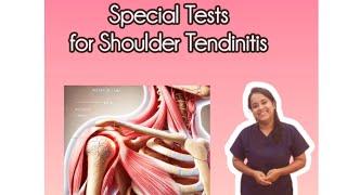 Special Tests for Tendinitis of Shoulder [upl. by Erdah]