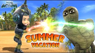 Vir Vs Fast Turtle  Vir The Robot Boy In Hindi  Summer Vacation New Episode S04E02 [upl. by Agee]