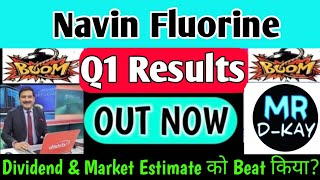 Navin Fluorine Q1 results 2025 🔥 navin fluorine share latest news  navin fluorine news today [upl. by Cohn131]