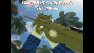 I dropped my 6th nuke with the pdw50 Roblox Enforcement [upl. by Nnaytsirk165]