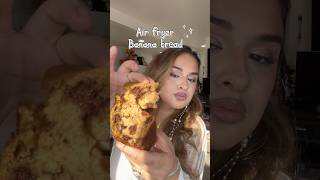 air fryer Banana bread 😱🍌 banana bananabread airfryerrecipes [upl. by Zetneuq921]