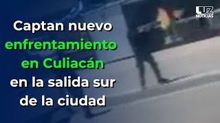 Captan enfrentamiento en Culiacán en la salida sur de la ciudad [upl. by Asaeret]