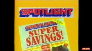 Theres bargains galore at your Spotlight store  Australian TV Commercial 1993 [upl. by Coridon101]