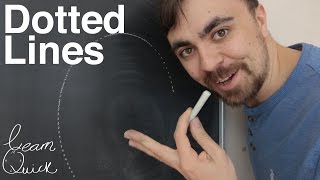 Learn to Draw Dotted Lines on a Chalkboard  Learn Quick [upl. by Egief]